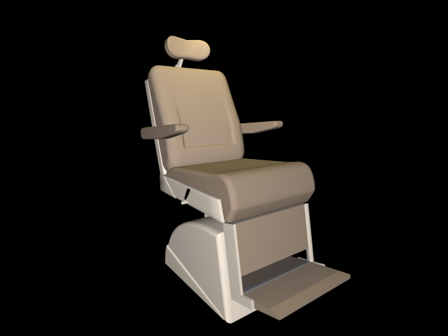 Simple eye exam chair